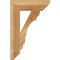 Ekena Millwork Olympic Slat Rough Sawn Bracket, Western Red Cedar, 4"W x 16"D x 24"H BKT04X16X24OLY06RWR - alternate 3